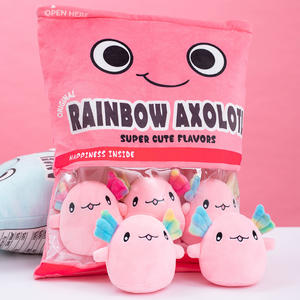 Peluche de <span class=keywords><strong>Ajolote</strong></span> en Oferta, Bolsa de Peluches de <span class=keywords><strong>Ajolote</strong></span>, Juguetes de Peluche Suaves, Peluche de Animal Personalizado - Product Image 5