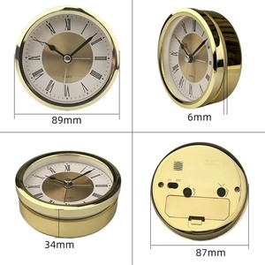 89MM orologio al quarzo meccanismo di movimento inserti di ricambio numeri arabi romani parti di orologio classico - Product Image 5