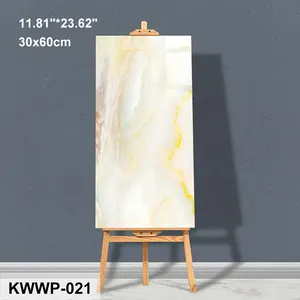 10 buah/kotak, ukuran 30*60cm, KWWP021, kertas dinding batu vinil 3D Wallpaper bata perekat Panel batu bata lantai ubin keramik