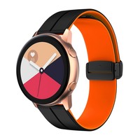 Bracelet de montre magnétique Bandjoy, design bicolore, pour montres intelligentes Xiaomi S4, Huawei 22 mm, Samsung 20 mm, 22 mm, bracelet de remplacement