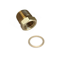 Adaptateur de capteur de pression d'huile en acier inoxydable CNC de précision 1/8 NPT, connecteur de ligne d'alimentation pour la plupart des voitures, SUV et camions