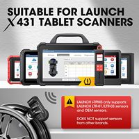 Herramienta de Diagnóstico TPMS LAUNCH I-TPMS 315/433MHz, Herramienta de Programación y Reaprendizaje de Sensores de Presión de Neumáticos para el 98% de los Vehículos
