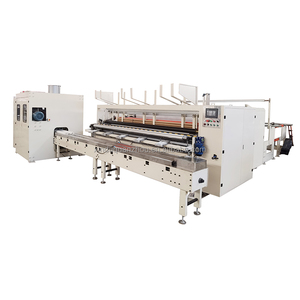 Macchina Automatica per la Produzione di Carta Igienica Quanzhou Xinda con Taglierina e Riavvolgitore, PLC e Motore Delta - Product Image 1