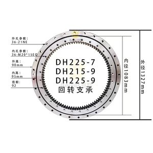 Ring gear slewing <span class=keywords><strong>excavator</strong></span> untuk komatsu <span class=keywords><strong>Doosan</strong></span> Cat sany hyundai volvo hitachi - Product Image 1