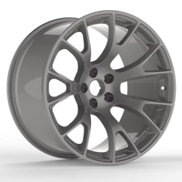 Jantes forgées monobloc de 20 pouces 5x112 5x114.3 en alliage d'aluminium pour voitures particulières, jantes tout-terrain pour Dodge