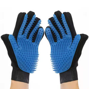 Gant de toilettage pour animaux de compagnie en silicone personnalisé, pour chien et chat, pour enlever la saleté et les poils, outil de brossage pour le bain des animaux - Product Image 2