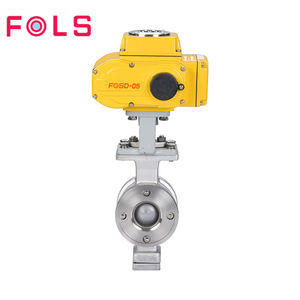 Válvula de Bola Tipo V Eléctrica de Ajuste Inteligente, Conexión de Brida, Aplicación de Agua, Acero Inoxidable 304, 2 Pulgadas Máx. - Product Image 3