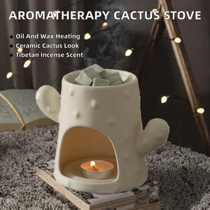 Moderno Bruciatore di Incenso in Ceramica per Aromaterapia Quattro Stagioni, Design Durevole per <span class=keywords><strong>Casa</strong></span> <span class=keywords><strong>e</strong></span> Abitazione - Product Image 2