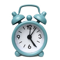 Mini réveil de bureau en métal de 40 mm avec sonnerie horaire pour les enfants, cadeaux pour la rentrée scolaire et le Ramadan