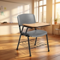 Meubles scolaires modernes, bureau et chaise en bois pour les élèves du secondaire, ensemble de table scolaire pour adultes de la collège du Guangdong