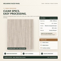 Panneau MDF mélaminé de qualité supérieure, grain marbre, résistant à l'eau, ignifuge, haute résistance, pour fabricants de panneaux