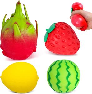 New Arrival Dragon Fruit Soft <b>Squishy</b> Toys Wholesale TPR Toys Kids' Anxiety Relief Educational Fun PVC/EVA Materials Box Packed - Product Image 2