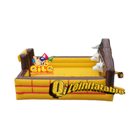 Coussin gonflable Bull Rider pour les occasions publiques du parc de trampoline de jardin à la maison