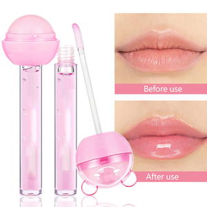 ผลไม้น่ารักหมีหลอดอมยิ้ม Candy รู<span class=keywords><strong>ป</strong></span>ร่างลิ<span class=keywords><strong>ป</strong></span>กลอสเจลสาวน้อย Lip Care ย้อมริมฝีปากน้ํามันเด็กลิปสติกสี<span class=keywords><strong>ชมพู</strong></span> - Product Image 3