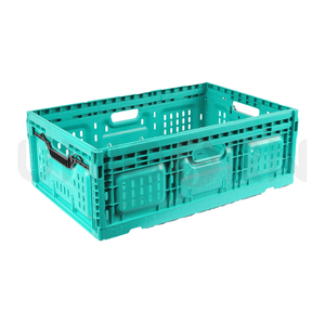 New Coming Folding Vegetable Crate Warehouse Storage Fruit Crate Collapse Bin Storage