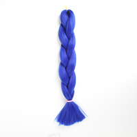 Rambut Kepang Jumbo Sintetis Ombre 24 inci 100g, Gaya Rambut Afro, Fashion Elegan