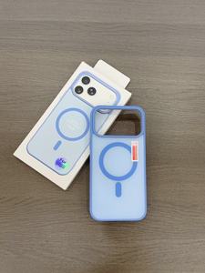 Funda Magnética de Lujo para Teléfono con Carga Inalámbrica, Transparente, Color Caramelo, TPU, PC, Mate, para <span class=keywords><strong>iPhone</strong></span> 18, 17, 16, 15, 14, 13, 12, 11 Pro Max, <span class=keywords><strong>XR</strong></span>, Capa - Product Image 6