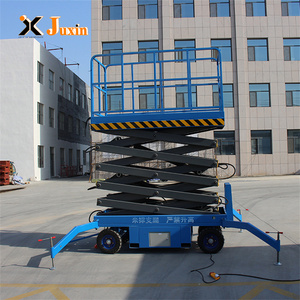 Plataformas de Trabajo Aéreo de Gran Capacidad de Carga Personalizadas de 6-20 m, Plataforma Elevadora de Tijera Eléctrica con Remolque, Plataforma Elevadora de Tijera Móvil Hidráulica - Product Image 5