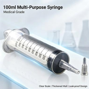 <span class=keywords><strong>Seringue</strong></span> d'alimentation 100 ml, <span class=keywords><strong>seringue</strong></span> en plastique pour remplissage de colle, nourriture, stérile, <span class=keywords><strong>sans</strong></span> <span class=keywords><strong>aiguille</strong></span>, pour l'arrosage et le remplissage de nourriture pour animaux - Product Image 1