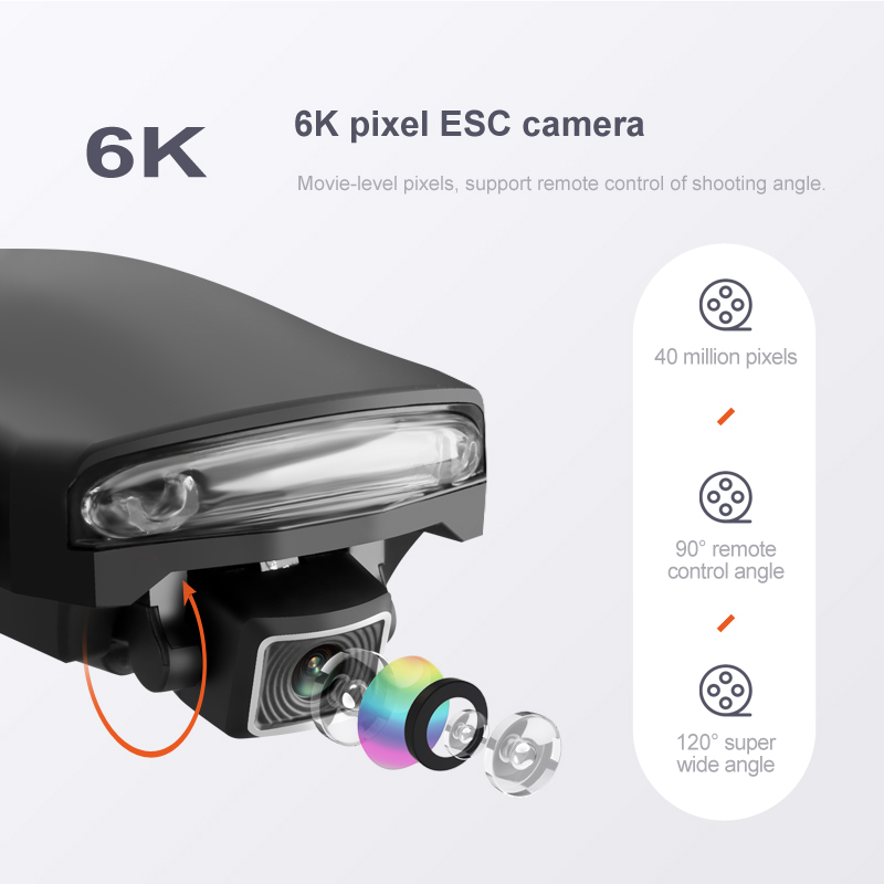 5G Wifi GPS Drone with Camera Low Price 4K HD Camera One Key Return Auto Follow Flight Aircraft Recovery Function
