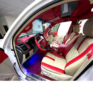 Housse de siège de voiture de luxe en cuir véritable et microfibre, ensemble complet de coussins, compatible avec les modèles SUV, directement de l'usine. - Product Image 3