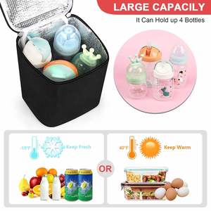 Breastmilk & Baby Bottle Cooler Bags Eco-Friendly Polyester Insulated for Nursing Moms Daycare Travel - Product Image 4