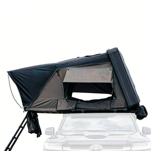 Carpa de Techo Rígida para Coche SUV, para Acampar al Aire Libre, para 4 Personas, con Escalera Deslizante de Aluminio, Dachzelt, Doble, para las 4 Estaciones - Product Image 5