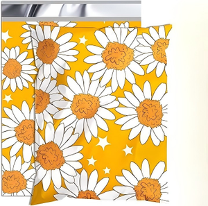 Huamaohengchun10x13 InchWaterproof & Tear-Resistant Shipping Bags with Self-Seal, Sunflower Printed Packaging for Small Business - Product Image 1