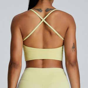 Nouveau gilet de Yoga femmes antichoc rassemblement croix dos sous-vêtements de sport séchage rapide course Fitness vêtements haut - Product Image 3