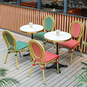 Cây nho Ghế ăn bàn nhà hàng cà phê cửa hàng ngoài trời Vườn mây pháp Bistro Bàn và ghế - Product Image 2