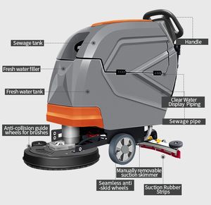 Top Verkauf elektrische automatische Boden wäscher Reinigungs boden für Marmor Granit Zement Fliesen böden Reinigung mit CE FCC zertifiziert - Product Image 5