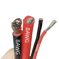 Cable Doble de 24 AWG, Cobre Estañado, Rojo y Negro, Cable Doble Lsf para Altavoces |   Cable de Audio Plano |   Cableado Flexible de Doble Hilo para Altavoces
