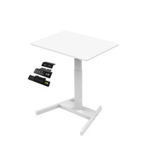 Bureau électrique à hauteur réglable à une seule jambe, un moteur, table basse mobile