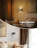 Veilleuse LOHAS mini 3000K carrée, éclairage doux et décoratif, à brancher, pour chambre, salle de bain, couloir