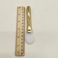 Outils de soin de la peau en silicone : applicateur de masque de boue pour le nettoyage du visage, spatule à masque, cuillère à mélanger les masques de boue, brosse en silicone souple
