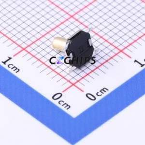TSC005A5026A Tactile Switch SMD-4P,5.2x5.2mm Switch Round Button 2.6N Vertical Mount 5.2mm - Product Image 2