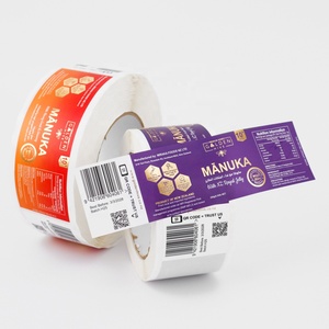 Autocollant en vinyle adhésif découpé sur mesure, forme personnalisée, étiquette imperméable avec code QR <span class=keywords><strong>et</strong></span> code-barres pour l'artisanat <span class=keywords><strong>et</strong></span> les bougies - Product Image 4
