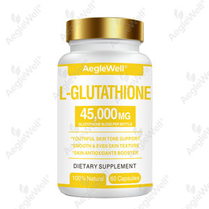Aeglewell OEM L-glutathion capsules supplement met collageen en vitamine <span class=keywords><strong>C</strong></span> voor stralende huid, GMP-gecertificeerde faciliteit, glutathion capsules - Product Image 3