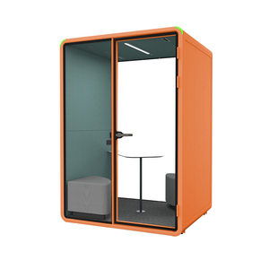 2 Person <b>Soundproof</b> Office Pod Double Acoustic Meeting Booth Private Conversation Cabin Office Silence Pod - Product Image 1
