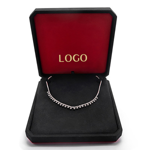 Biểu Tượng Tùy Chỉnh Pu Mô Hình Tại Chỗ Giả Da Sơn Mài Kraft Fancy Gỗ Đen Khuy Măng Sét Hộp Đồ Trang Sức - Product Image 5