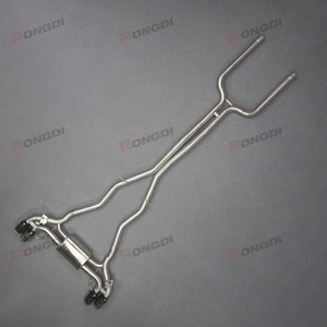 76mm Stainless Steel Catback Exhaust System Valved Muffler for BMW M5 F90 S63 4.4T Exhaust Pipe - Product Image 2