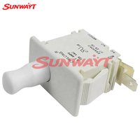 Interrupteur de porte à monnayeur SUNWAYT SW-MZ9 pour borne d'arcade avec connecteur 3 broches, en plastique blanc durable, 125/250 V CA SPDT, pour réparation de bornes