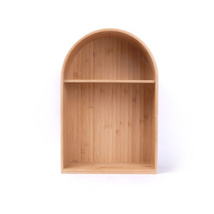 Étagères de rangement créatives, panneau mural en nid d'abeille, canapé de salon, grille de rangement polygonale en bambou massif pour adultes - Product Image 4