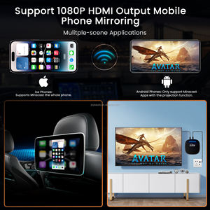 Boîtier sans fil CarPlay AI | MINI CarPlay HD Media, Android 13, 8G 128 Go MTK jusqu'à QC SM6225, YouTube, <span class=keywords><strong>Netflix</strong></span> - Product Image 6