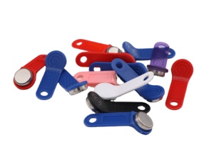 Tùy chỉnh xử lý cảm ứng thẻ nhớ rw1990 TM iButton RFID Hệ thống kiểm soát truy cập 64-bit ABS + thép có thể đọc được/giao diện có thể ghi - Product Image 4