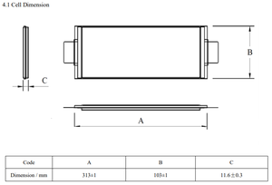 Batería de litio de alta densidad de energía 72V55Ah para motocicleta eléctrica - Product Image 5
