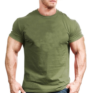 เสื้อยืดออกกำลังกายผู้ชาย แขนสั้น ผ้าฝ้าย 100% สำหรับฟิตเนสและเล่นกีฬา ผลิตตามสั่งจากโรงงาน - Product Image 3