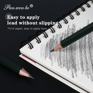 Professionnels 24 feuilles 110gsm tampons de papier à <span class=keywords><strong>dessin</strong></span> Art <span class=keywords><strong>dessin</strong></span> carnet de croquis couverture rigide carnet de croquis haut spirale bloc-notes - Product Image 3