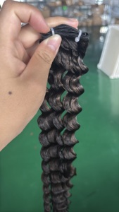 Bán Buôn 100% Trung Quốc Phần Mở Rộng Tóc Double-Vẽ Vô Hình Liền Mạch Clip-Trong Tay Gắn Sợi Ngang 100% Tóc Con Người Mẫu Miễn Phí - Product Image 3