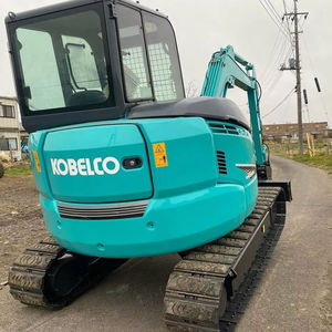 Excavatrice sur chenilles Kobelco SK55SR d'occasion, mini-pelleuse de 5 tonnes avec moteur, boîte de vitesses, PLC et pompe hydraulique - Product Image 2